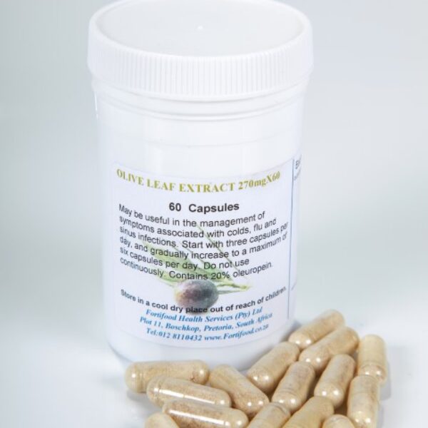 Olive Leaf Extract 270mg x 60 Capsules