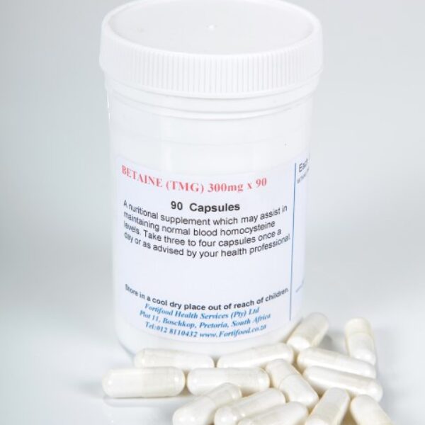 Betaine (TMG) 300mg x 90 Capsules
