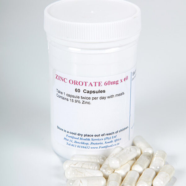 Zinc Orotate 60mg x 60 Capsules