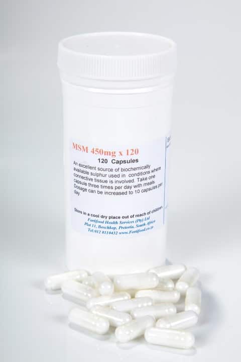MSM 450mg x 120 Capsules